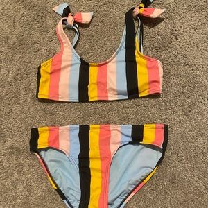 NWOT Girls Two-piece Swimsuit